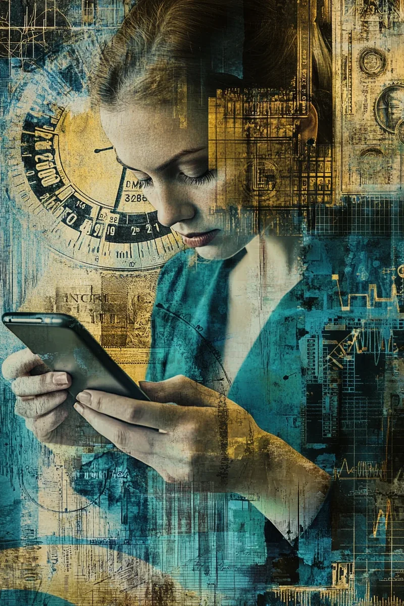 American woman reviewing lender comparison data for her security loans decision